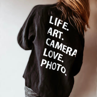 Black/white Life Art Coatigan *NEW*