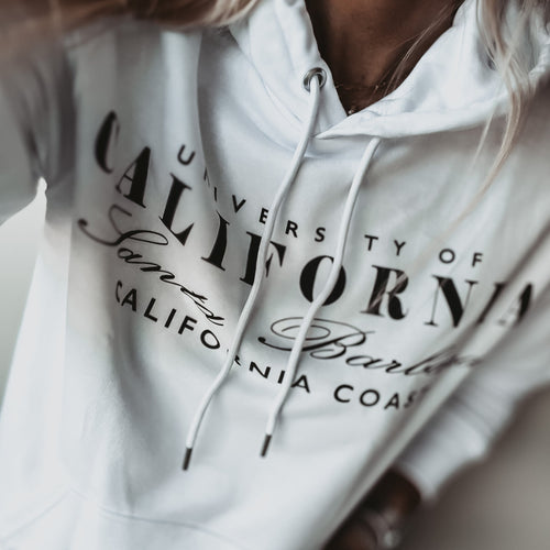 California white hoody *size Uk 12-14*