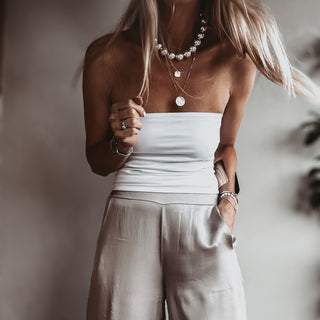 Bea White strapless top *NEW*