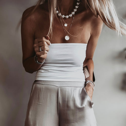 Bea White strapless top *NEW*