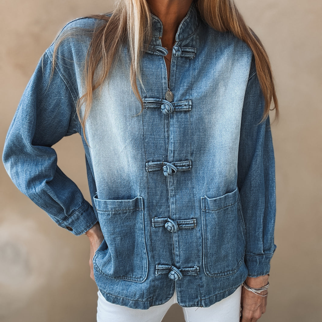 Diva Denim mandarin blazer  *NEW*