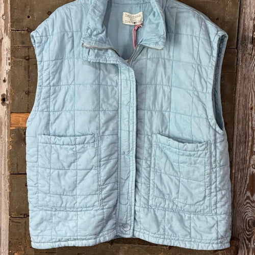 Aqua quilted gilet jacket *NEW*