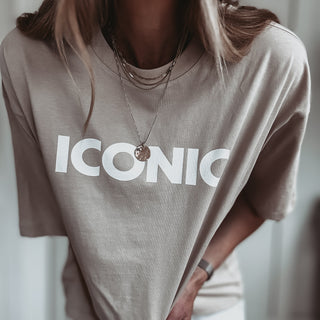BEIGE ICONIC tee *NEW*