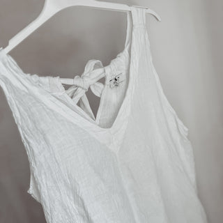 Libby white linen jumpsuit *NEW*
