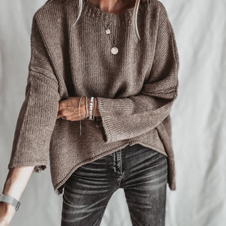 Milano biscuit SCOOP NECK jumper *NEW*