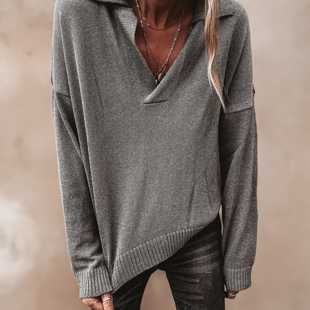 Florida polo knit khaki/grey *NEW*