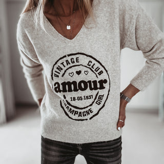 Amour V neck knit *NEW*