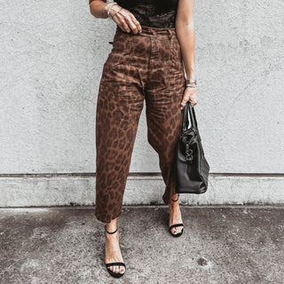 Slouchy Leopard jeans *NEW*