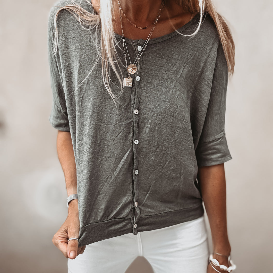 Bibe cardi khaki/grey *NEW*
