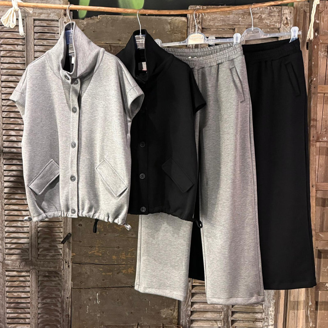 Grey jogger Jacket