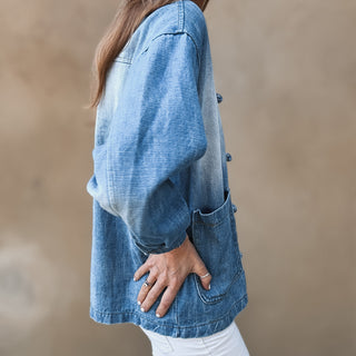 Diva Denim mandarin blazer  *NEW*