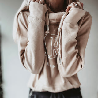 COLLEGE tan PARIS Hoody *BACK IN STOCK*