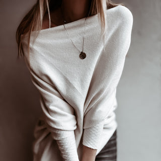Lorna VINTAGE WHITE sweater *NEW*