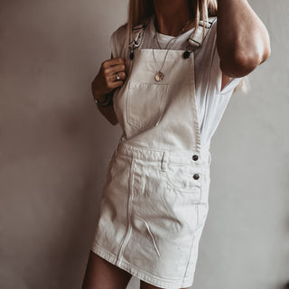 Dallas denim dungaree dress *NEW*