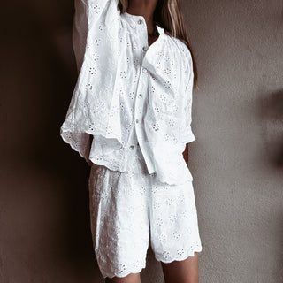 Pompano Broderie Blouse *NEW*