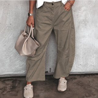 Light olive Boston barrel jeans *NEW*