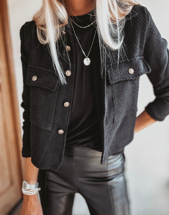 Inspired by Chanel  5 Outfit Ideas with Chanel-Inspired Blazer