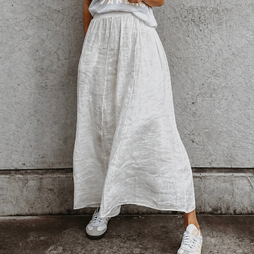 Loire linen CREAM skirt