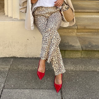 Linen Leopard chinos *NEW*