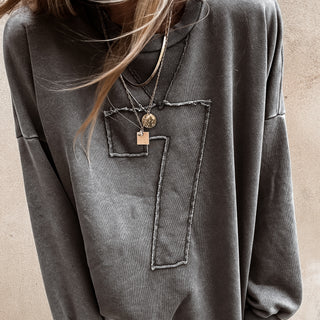 Vintage grey 7 sweatshirt *PRE-ORDER*