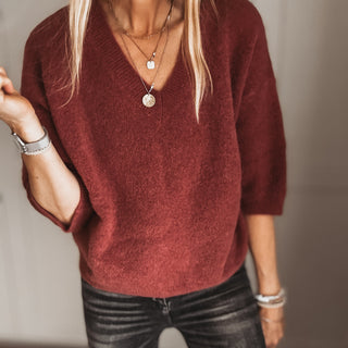Alpaca Terracotta Ode knit