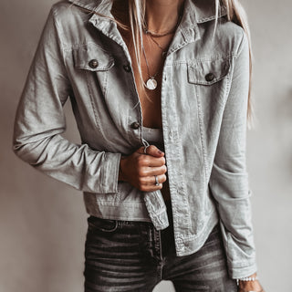 Billy washed grey jacket *NEW*