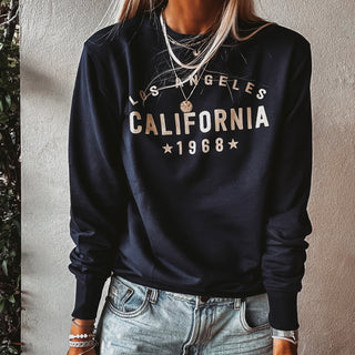 California Los Angeles NAVY/GOLD sweatshirt *NEW*