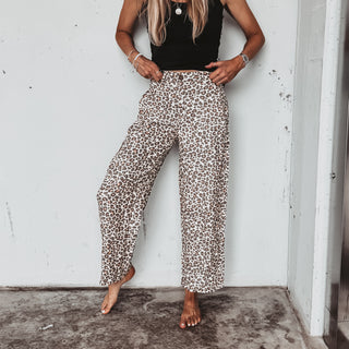 Linen Leopard chinos *NEW*