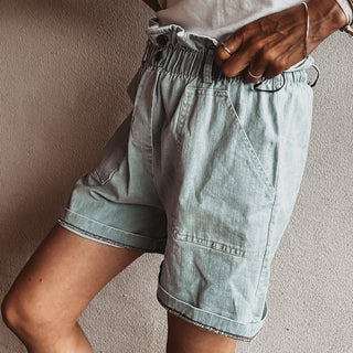 Poppy paperbag shorts DENIM BLUE *NEW*