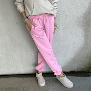 COLLEGE super slouchy PINK joggers *NEW*