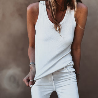 Vintage white Cala vest top *NEW*