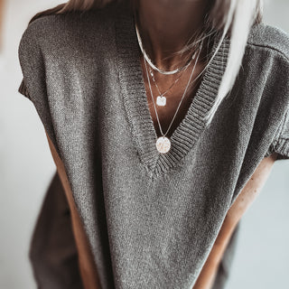 Patia GREY knitted V tank *NEW*