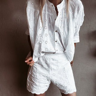 Pompano Broderie Blouse *NEW*