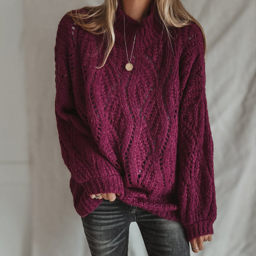 SAID BURGUNDY vintage knit *NEW*