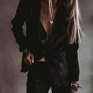 Black Lyon velvet blazer *NEW*