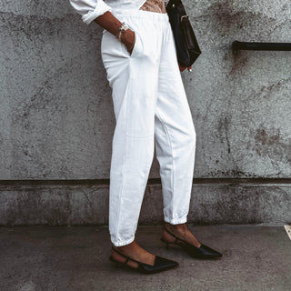 White college joggers *NEW*