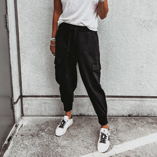Black ULTIMATE cargo joggers *NEW*