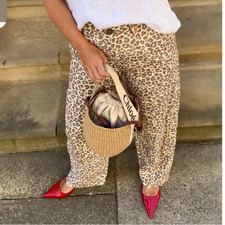 Linen Leopard chinos *NEW*