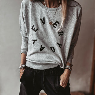 The EVERYDAY GREY sweatshirt *relaxed style* NEW