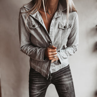 Billy washed grey jacket *NEW*