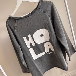 Hola vintage GREY sweatshirt *NEW*