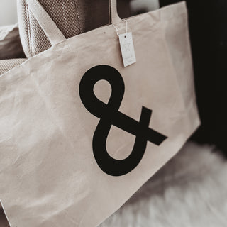 Extra large Ampersand shopper bag *NEW*