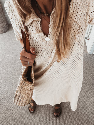 Kayenta Crochet CREAM dress  *NEW*