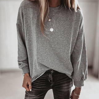 GREY Super slouchy boyfriend sweatshirt *NEW*