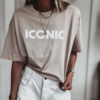 BEIGE ICONIC tee *NEW*