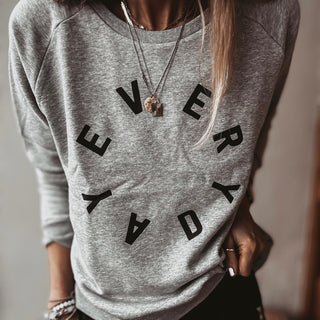 The EVERYDAY GREY sweatshirt *relaxed style* NEW