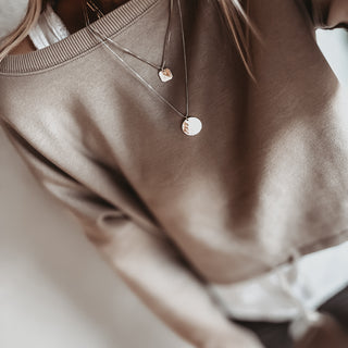 Native slightly cropped SAND sweatshirt *relaxed style*
