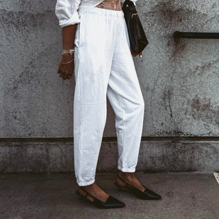 White college joggers *NEW*