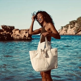 Large off white cargo beach & shopper bag *NEW*