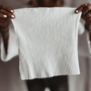 Detachable WHITE roll neck jumper *NEW*